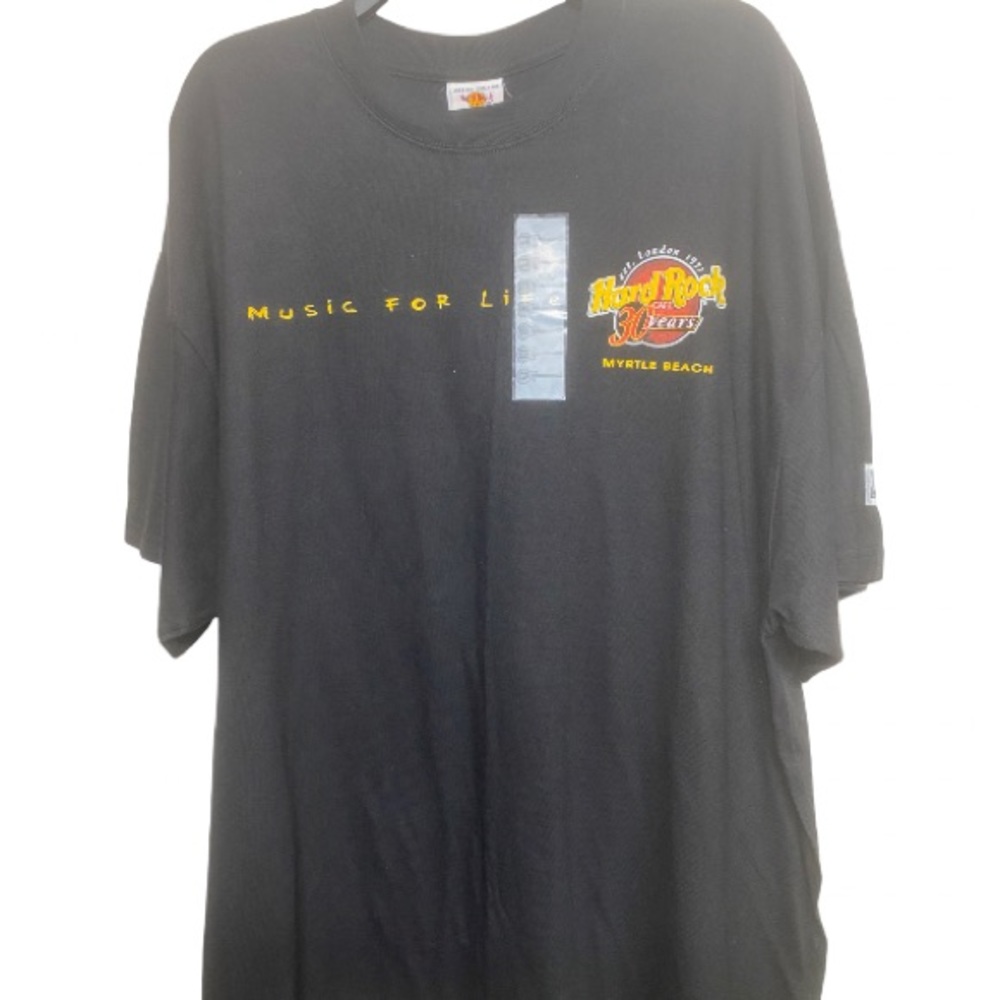 NWT- HARD ROCK Cafe World Tour Black Graphic T-Shirt Sz: XXL